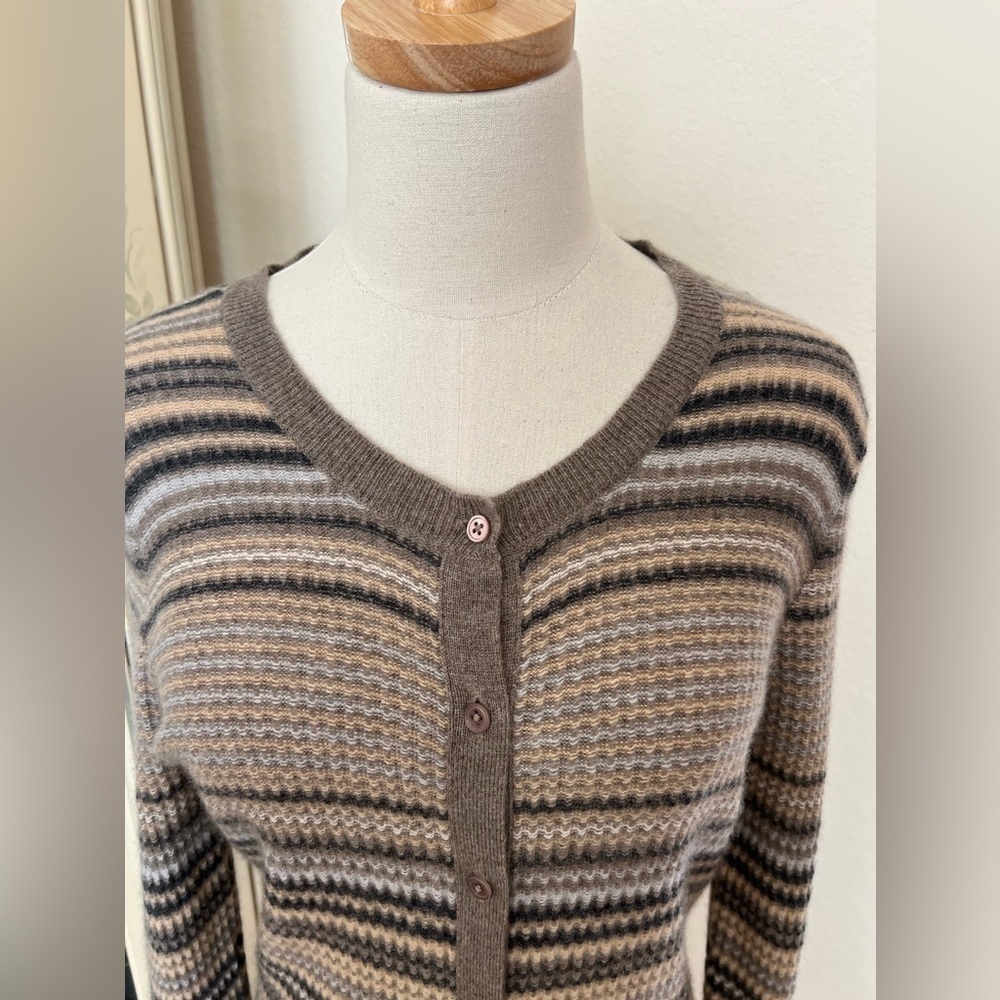 NWOT Kinross Cashmere Duster Button Up Size L